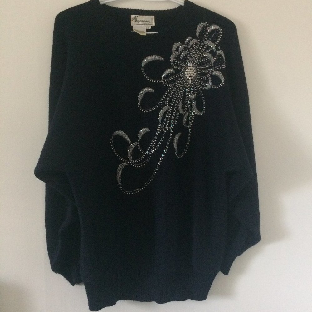 Vintage Beaded Sweater